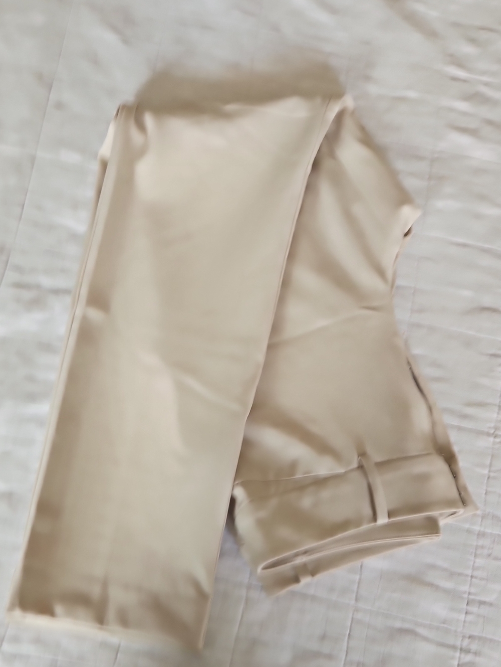 Ann Tylor. Slim Dress Pants in Beige